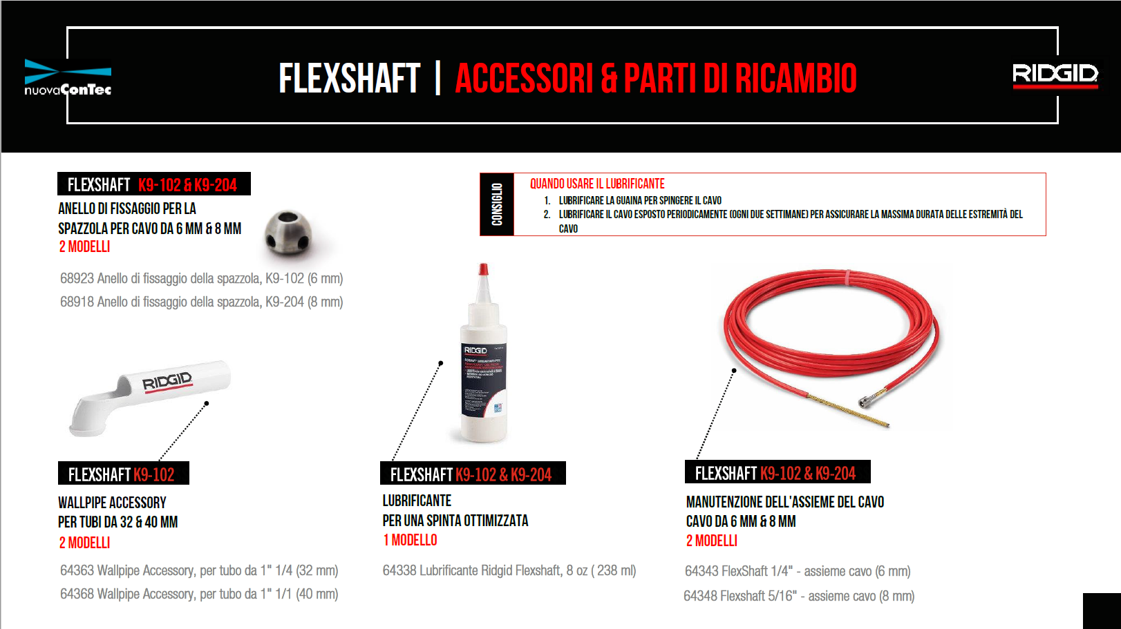 Stasatrici e accessori Flexshaft