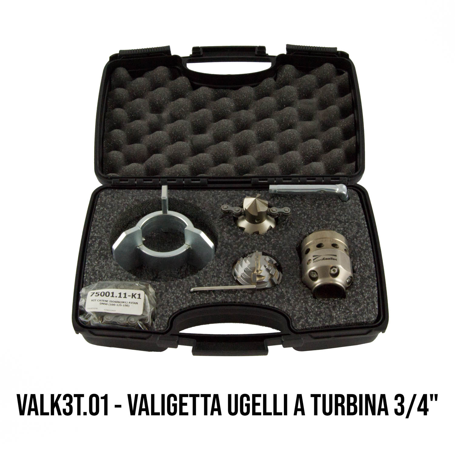 VALK3T.01 - VALIGETTA UGELLI A TURBINA 3/4"