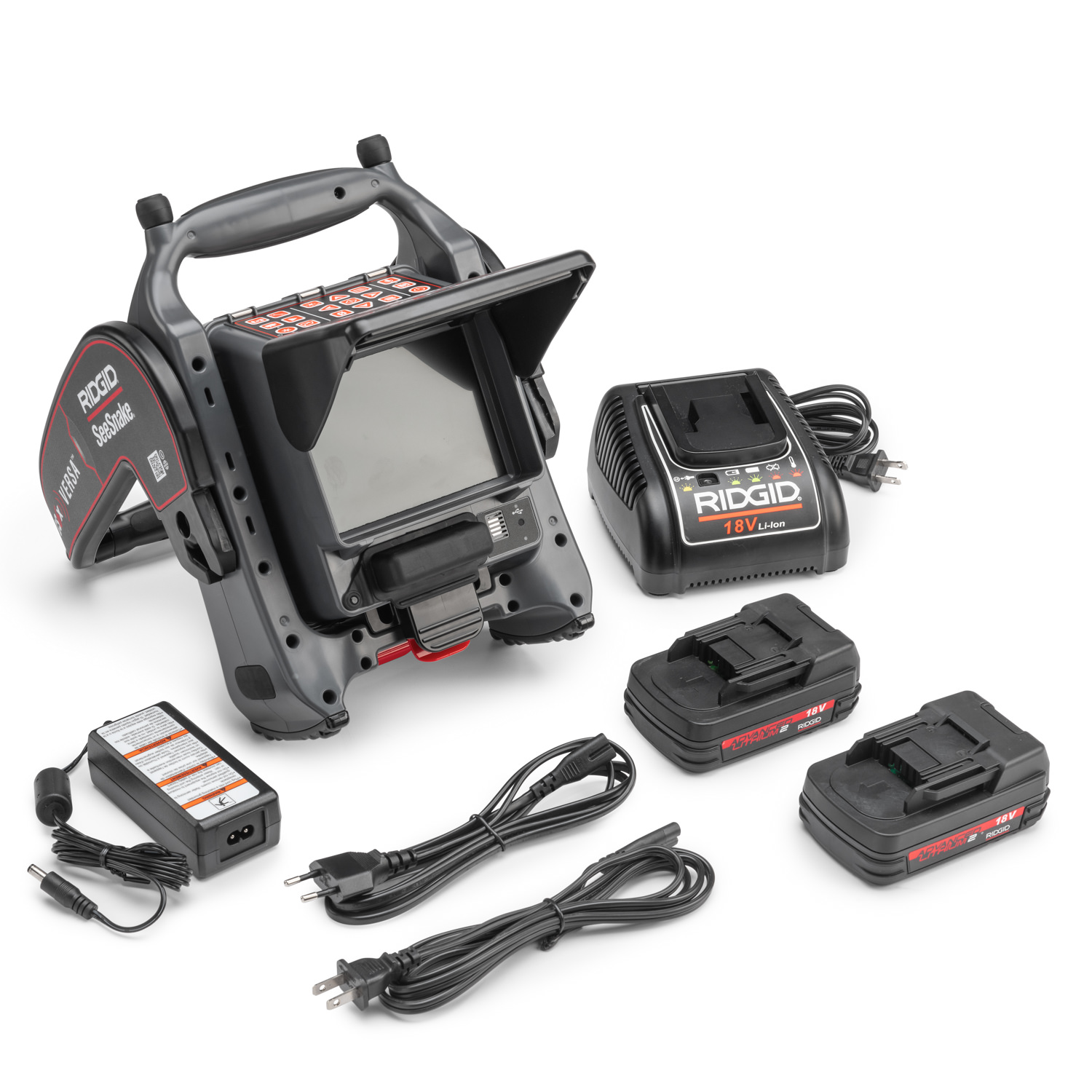 CS6x Versa con batterie e alimentatore