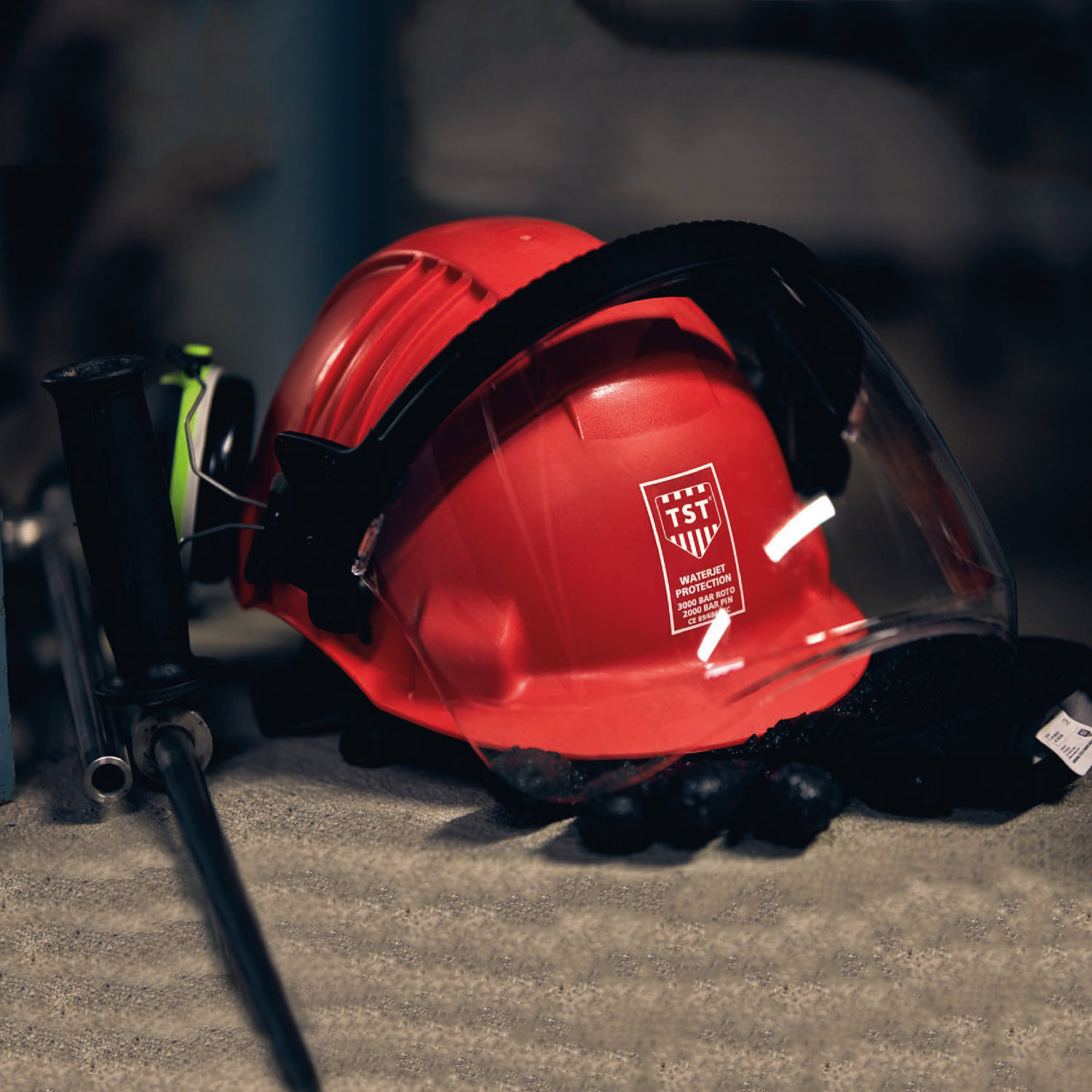Protezione testa 20/30 di TST Sweden, particolare