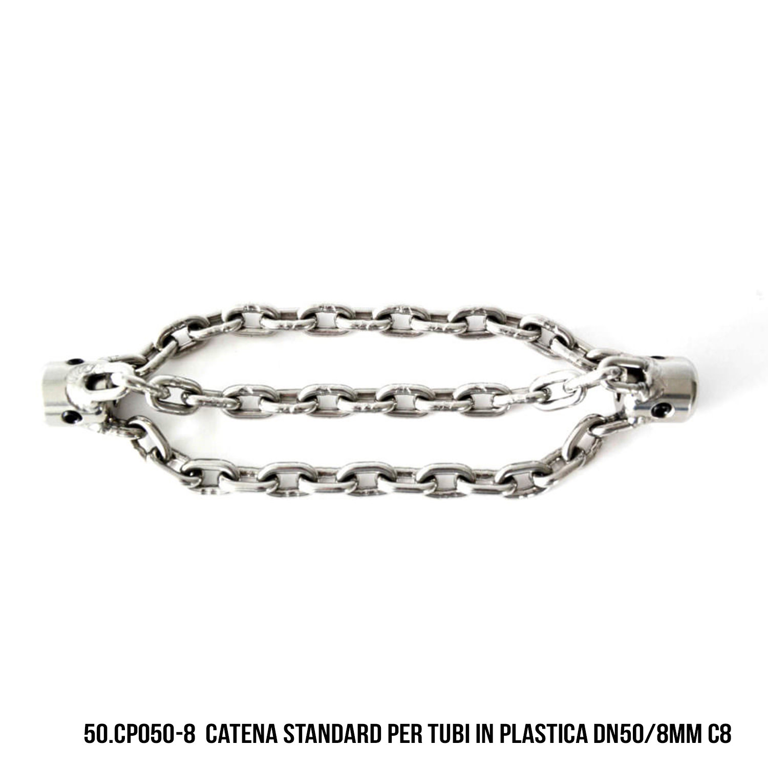 50.CP050-8 CATENA STANDARD PER TUBI IN PLASTICA DN50/8MM C8