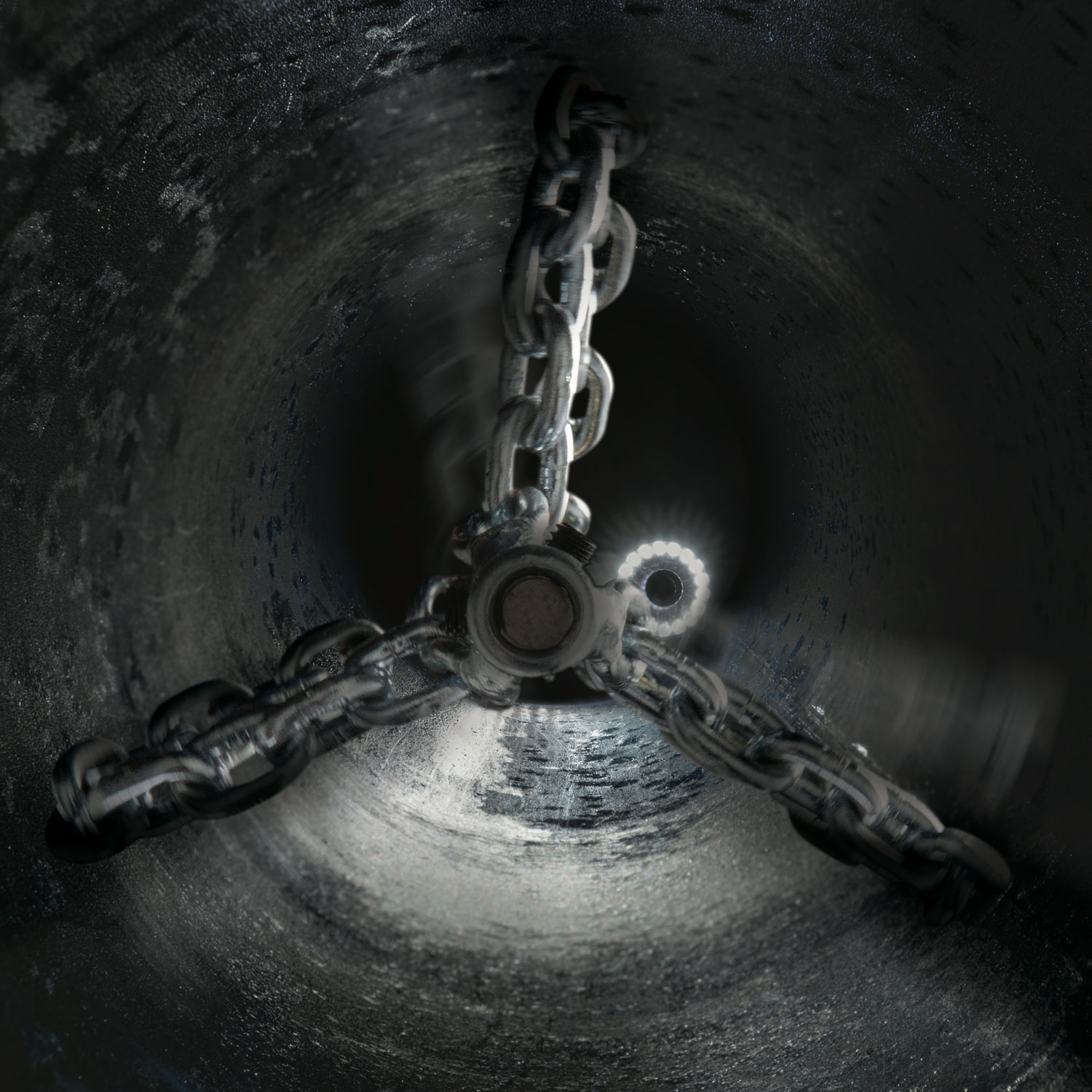 Stasatrice FlexShaft k9-204 - cavo con catena e telecamera