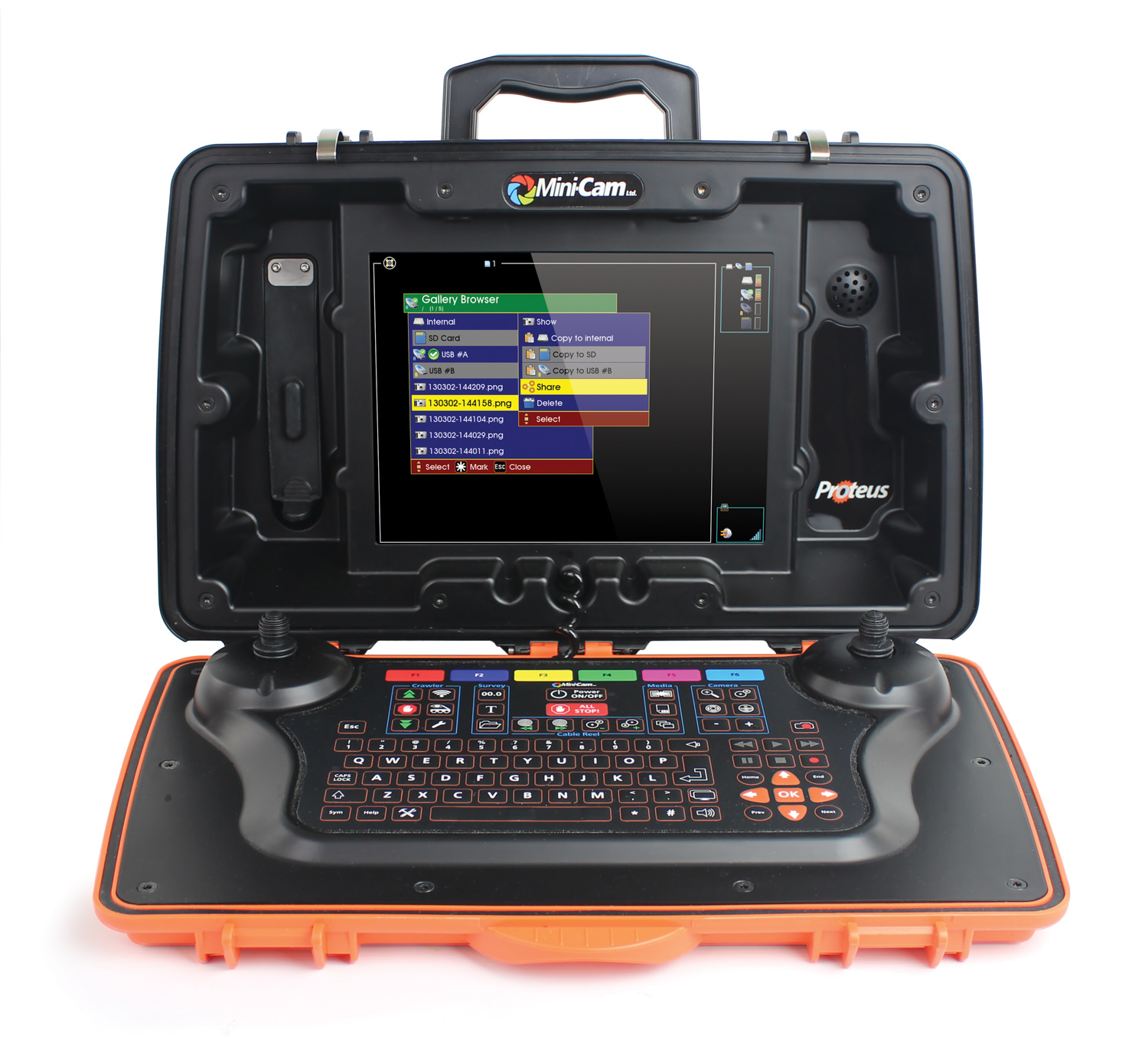 Unità di controllo CCU208 - valigetta aperta
