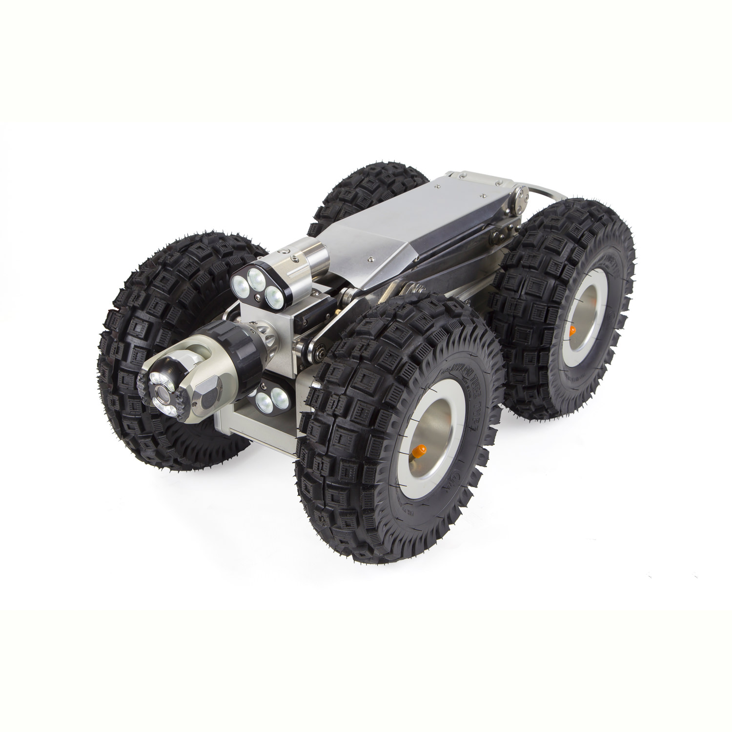 Carro proteus grande di minicam per videoispezione di fognature.