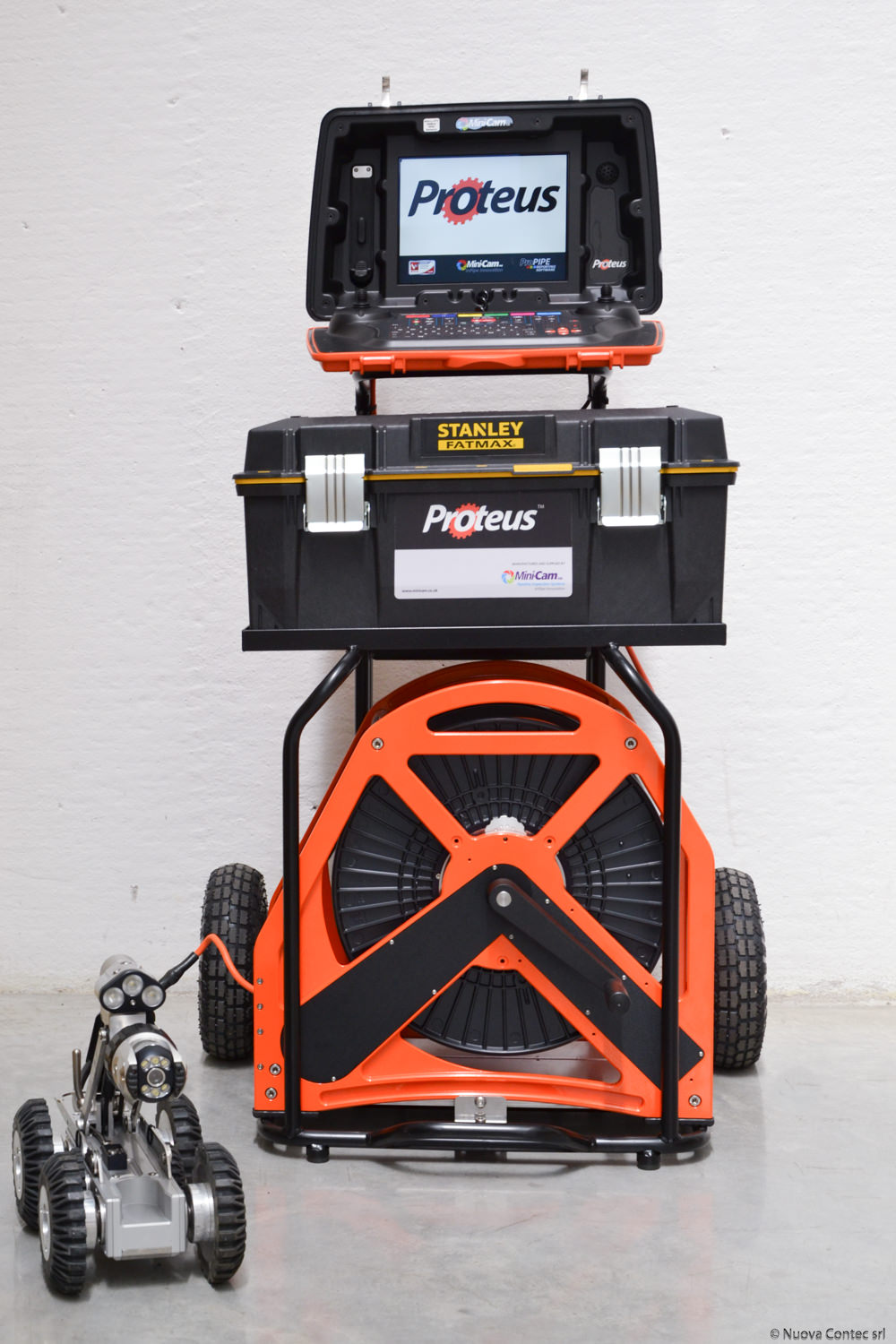 Trolley per videoispezione - sistema Proteus