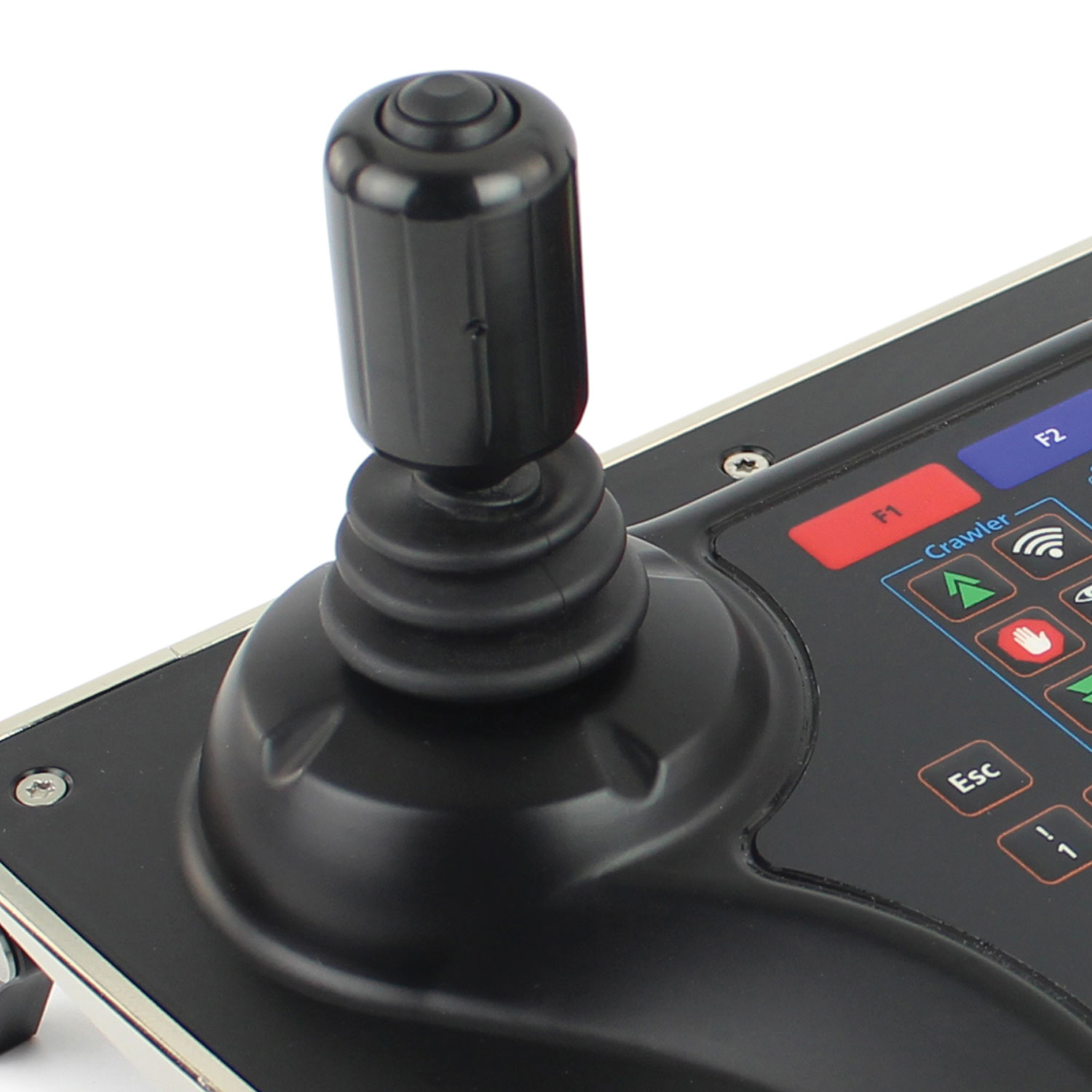 Unità di comando rack VCU/VKU500 con tastiera / particolare del Joystick