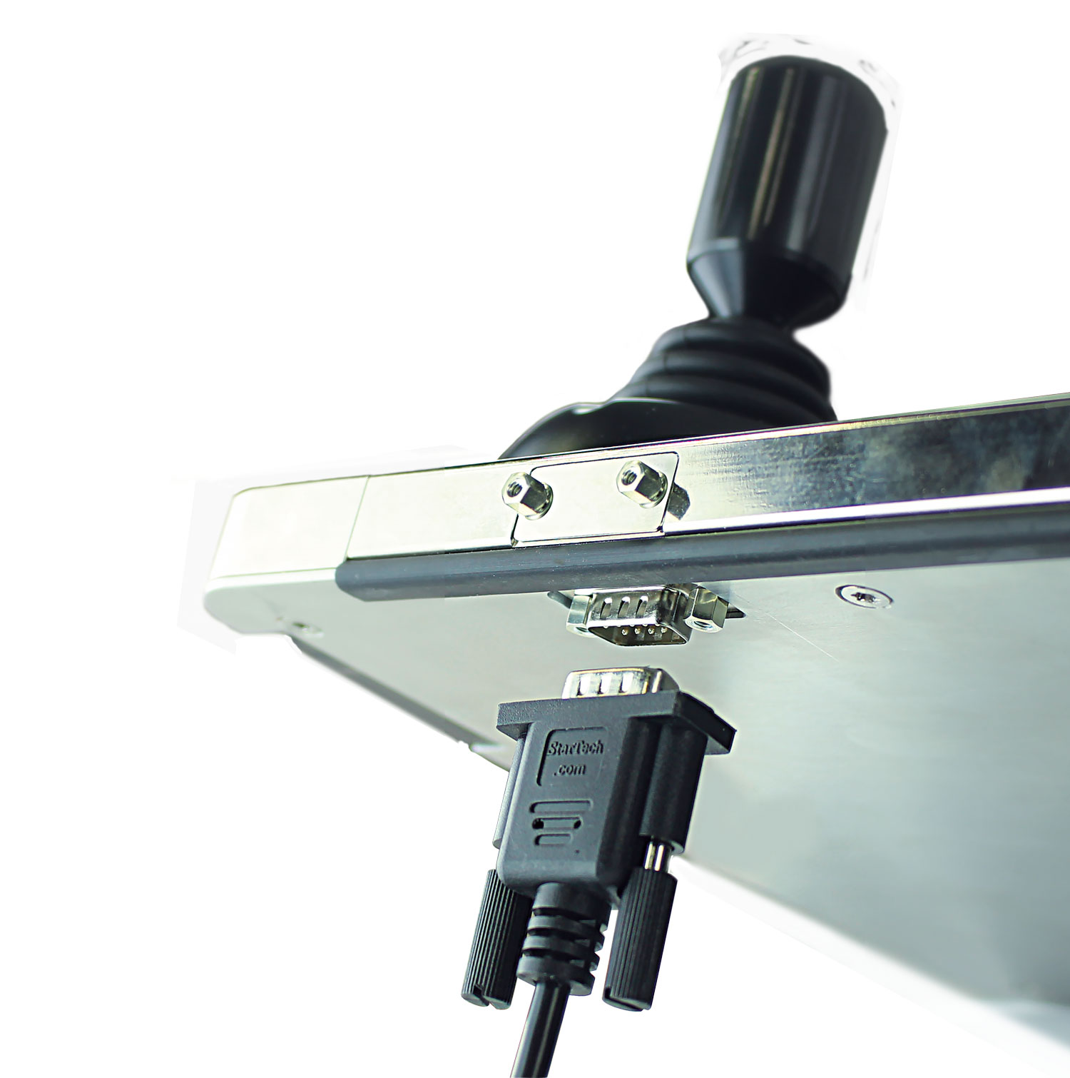 Unità di comando rack VCU/VKU500 con tastiera / particolare del Joystick e del connettore