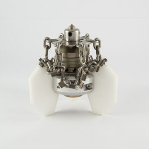 Solo 1" Turbina con Catena Cyclone DN200 e guida centrante