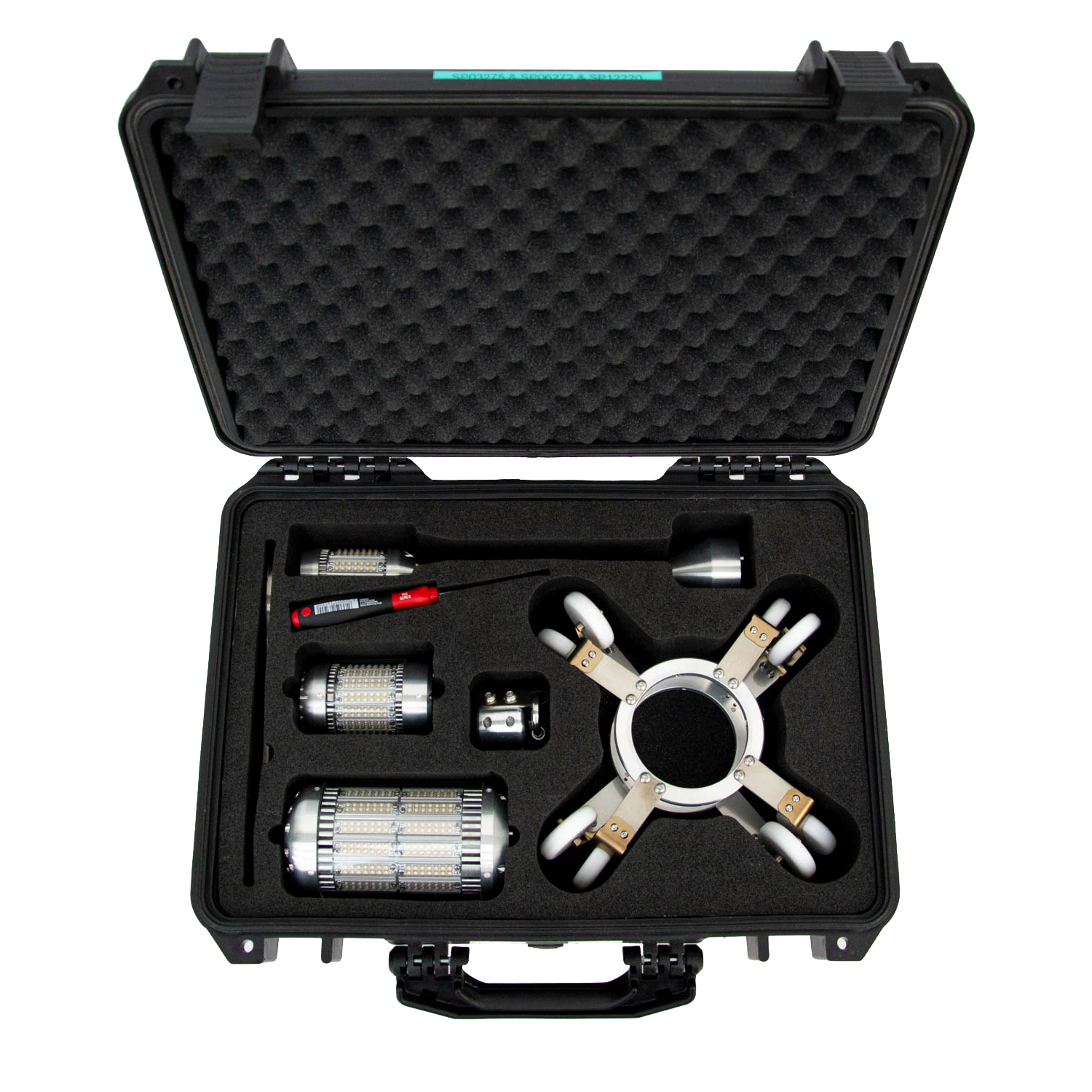Kit valigetta accessori per sistema SpeedyLight+ per il relining UV LED