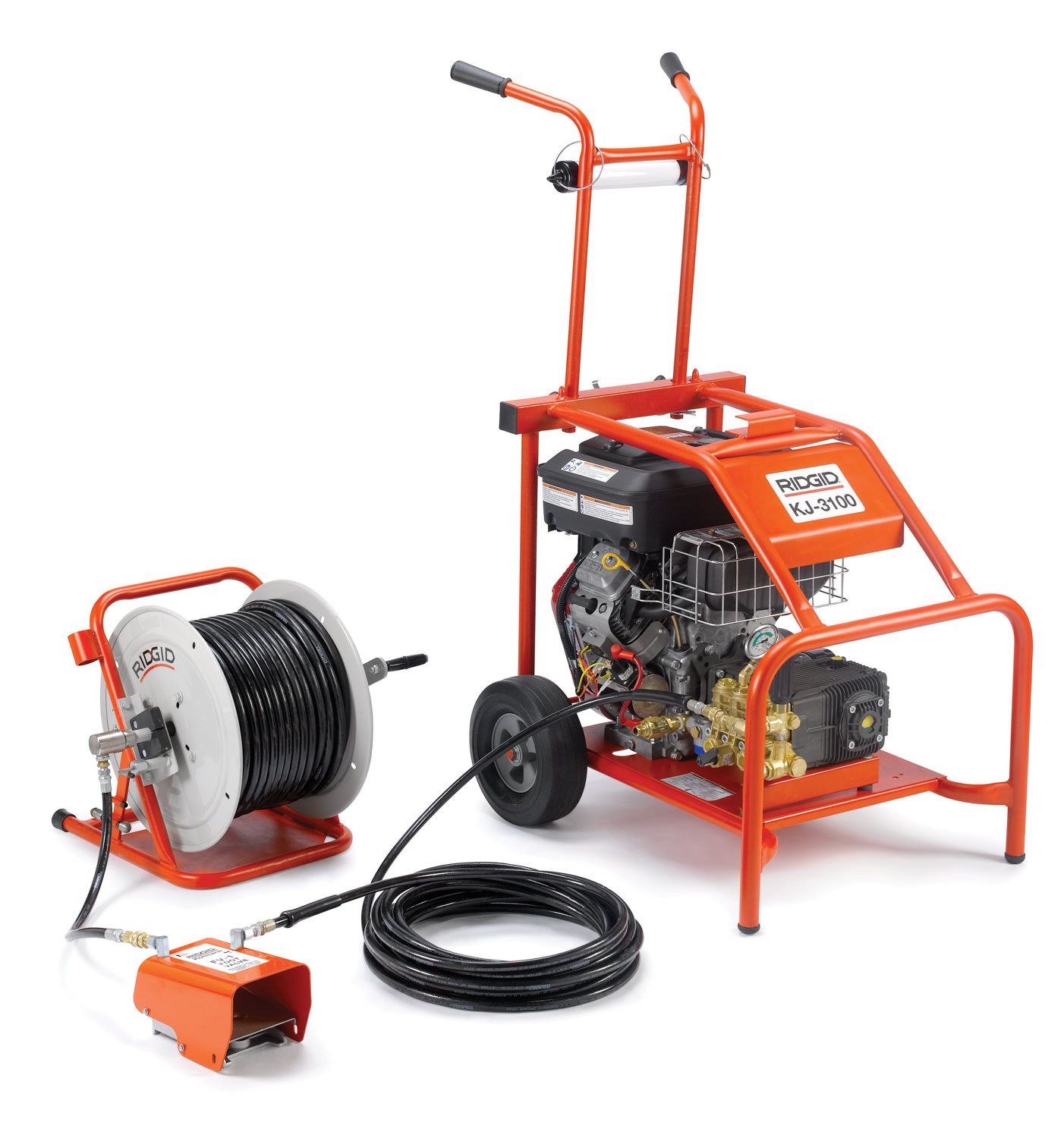 Stasatrice ridgid idropneumatica KJ-3100, componenti