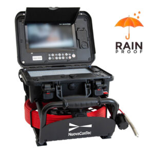 Sistema di videoispezione ECO-COMPACT Rain Proof con telecamera da 14mm