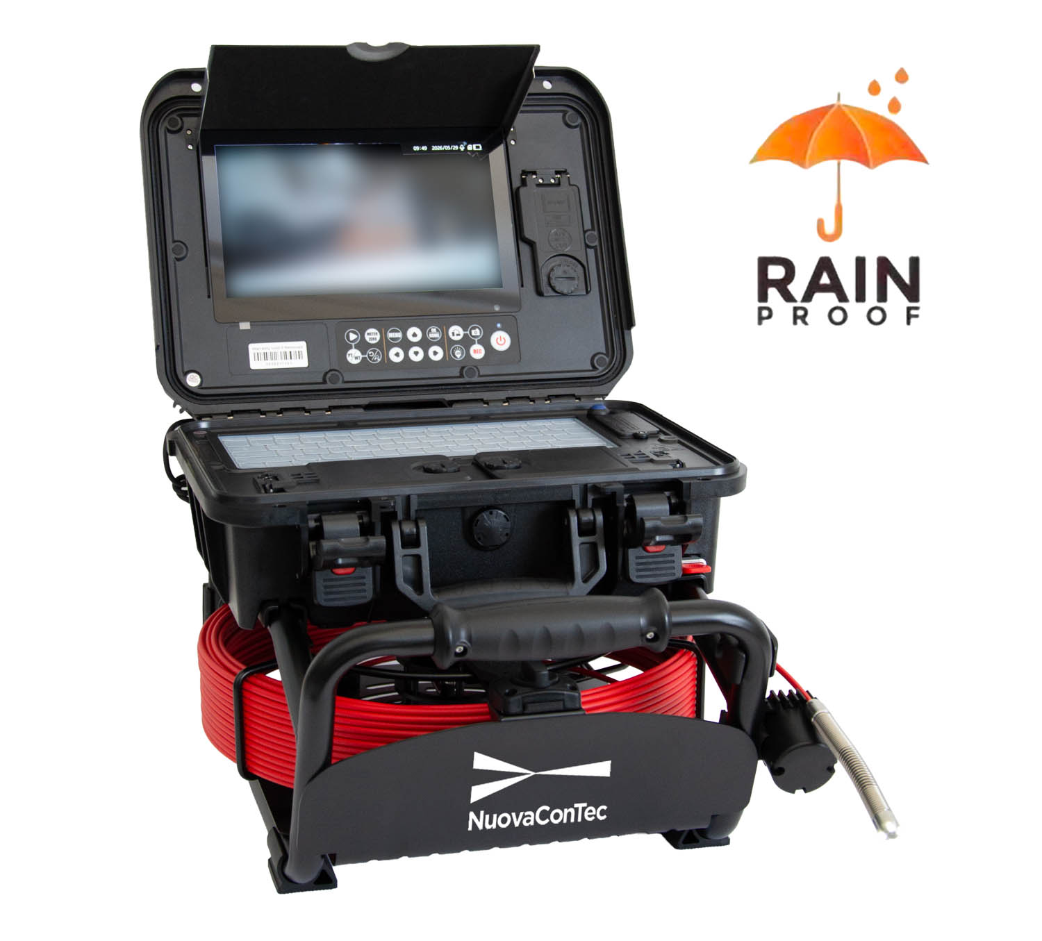 Sistema di videoispezione ECO-COMPACT Rain Proof con telecamera da 14mm